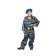 Carnival costume "landing", beret, overalls, belt, 3-5 years old, height 104-116 cm