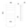 Terminus heated towel rail "Classic" P6, 450x600 mm, dimmer, black matte