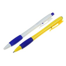 Ballic handle, automatic, 0.7 mm, blue core, body with a rubber holder, mix