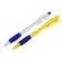Ballic handle, automatic, 0.7 mm, blue core, body with a rubber holder, mix
