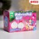 New Year's set for creativity. Christmas balls for coloring "New Year! Miracles under the Christmas tree ", paints, 2 pcs