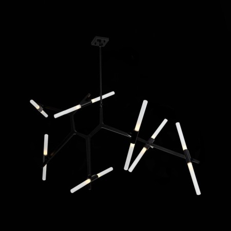 Ceiling Ceiling ST LUCE. SL947.402.14. Laconicita. 14x5 watts, G9, 4000k, 40x160x73 cm, black color-1