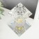 Glass Glass for 1 candle "Crystal Cube" 11.5x6.5x6.5 cm