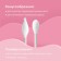 Baby cotton sticks 2B1 Mama Lubby, cone/universal, 100pcs