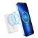 The external battery Hoco Q11.3 in 1.10000 mac, 1 Type-C, 2 A, display, PD+QC, Besproov charging, white