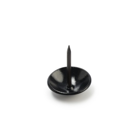 Tundra nails, decorative, 19x22 mm, black, 200 pcs-4