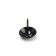 Tundra nails, decorative, 19x22 mm, black, 200 pcs