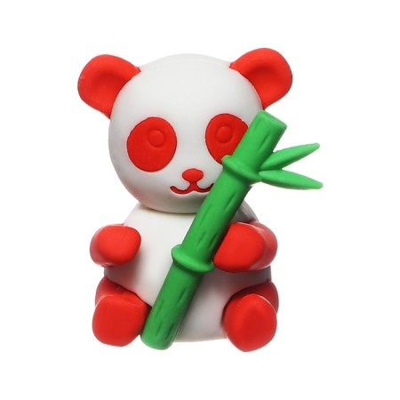 Figure eraser "Panda with bamboo", mix-1