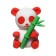 Figure eraser "Panda with bamboo", mix