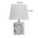Traffic lamp with lampshade Risalux "Avyiro", E14, 40 W, chrome, 18 × 18 × 28 cm