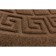 Moisted mat with PRT, 40x60 cm, drawing of Athena brown. semicircle