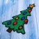 Stick on the glass "New Year tree" 11.5x14 cm
