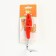 Comb "paws" curved, 10.5 x 15 cm, red
