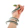 Fun "viper", rubber, 70 cm, dark green color