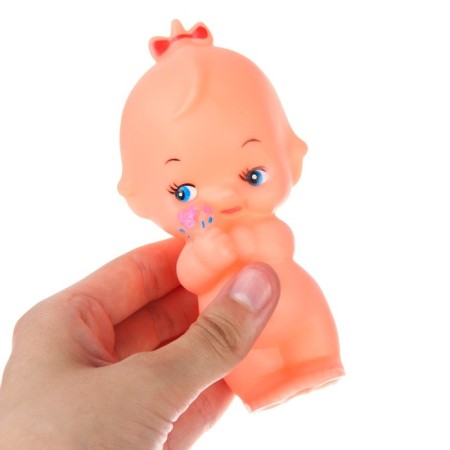 Резиновая игрушка для ванны «Девочка», с пищалкой, 1 шт, Крошка Я-3