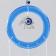 Wind music plastic, metal "elephant in a circle with feathers" 3 bells h = 38 cm