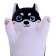 Soft toy "Husky dog", 87 cm