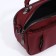 Cross-Bodi bag with zipper, burgundy color
