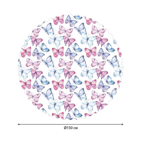 The tablecloth “Easy flight”, round, Saten, d = 150 cm-1