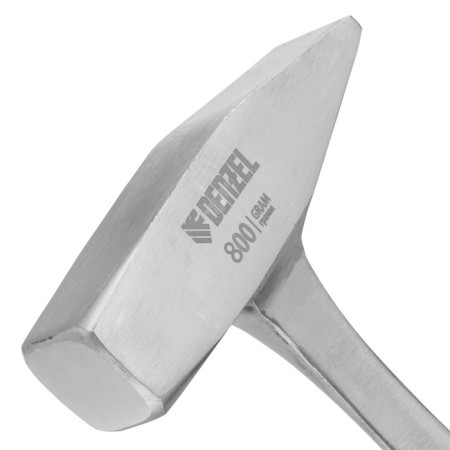 Denzel 10405 locksmith hammer, all -metal, two -component handle, 800 g-3