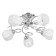 Viola chandelier 5x40W E27 Chrome Model: 2612379