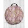 Pillow Siddle "Golden Butterflies", Decorative, D = 52 cm