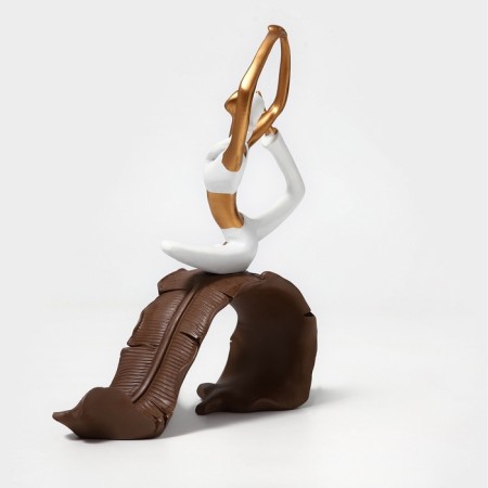 Figure Polystone "Yogin" 22.5 x 8.5 x 27 cm-1