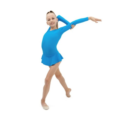 A swimsuit for gymnastics and dancing Grace Dance, p. 30, turquoise color-3
