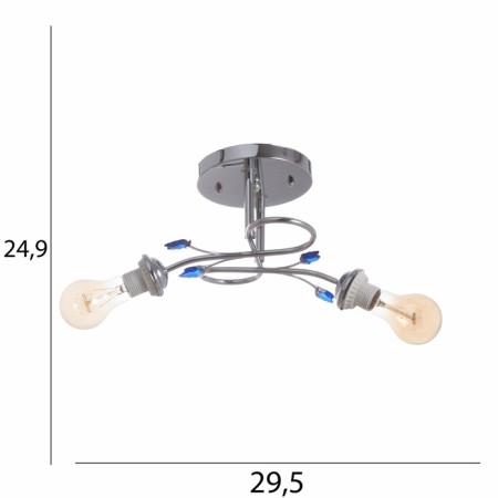 Causte "Detta" BP 2x40W E27 Chrome Model: 2595290-4
