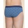 Male panties, size l, jeans, gray, 2 pcs