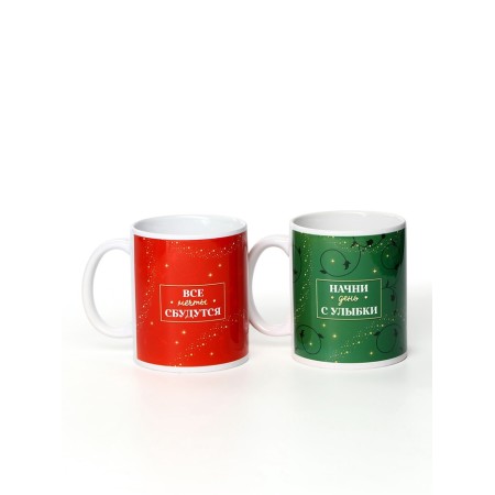 Gift set of "Fragrant tea drinking", tea 2 pcs x 50g., Mug 2 pcs.-3