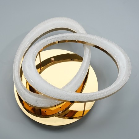 Causteen with PDU "Mons" 2xled 96W 3000-6000k gold 50x34x15 cm-8