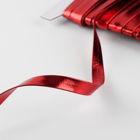 Oblique bike, leatherette, 8 mm × 10 ± 1 m, red color