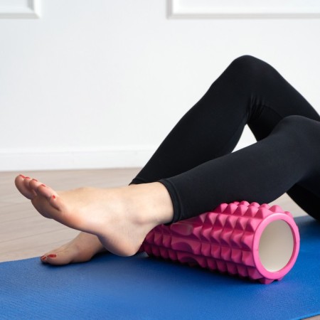 Massage roller SANGH, 33x13 cm, pink color-9