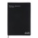 Dated 2025 diary, Escalada, A4, 120 sheets, soft cover, artificial leather, foil embossing, liesse, block 80 g/m2, black