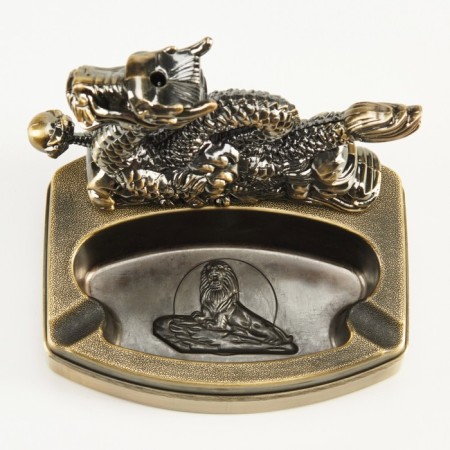 Highlight tabletop with an ashtray, gas "Dragon" 11.5 x 6 x 10 cm-4
