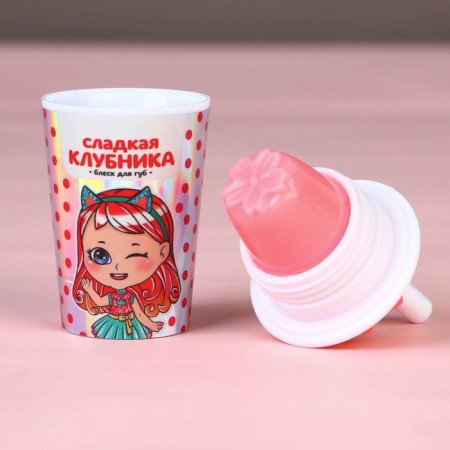 Блеск для губ «Коктейль» МИКС цветов и вкусов, 7 гр-6