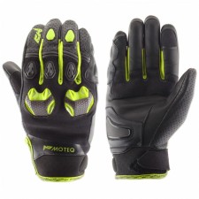 Leather gloves stinger, size m, fluorescent yellow