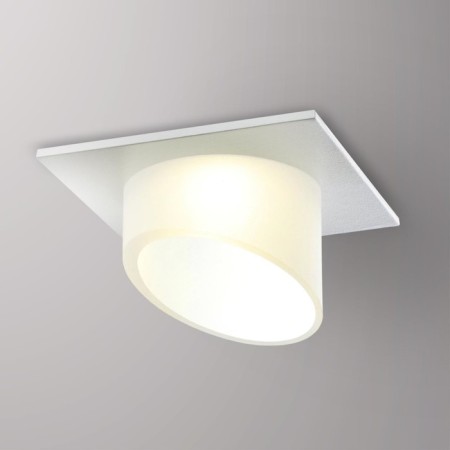 Lamp built -in Novotech. Lirio, 9W, GU10, 66x92x92 mm, white color