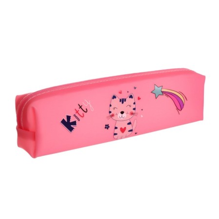 School pencil case with a zipper "cat", mix-5