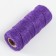 Yarn 100% juts "purple" 50 meters 4x4x10 cm