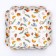 Cookie box, confectionery packaging, "tangerines", 15 x 15 x 3 cm, new year