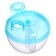 A container for a mixture with a dispenser, blue