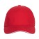 Unisex baseball cap, size 56-58, red color