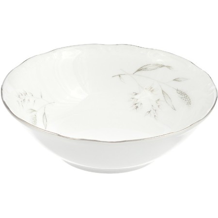 Constance salad bowl, decor "Silver ears, Platinum layering", 13 cm