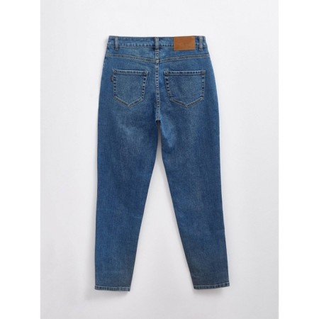 Women's jeans with a high landing CONTE Elegant Relaxed Mom, size M, color MID Blue-9