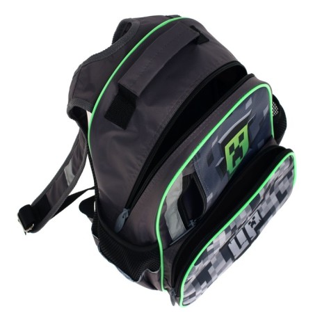 School backpack, 37 x 26 x 13 cm, ergonomic back, calligrata ORT "Cubes"-12