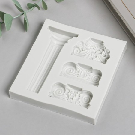 Mold Silicon "Architecture" 4 subjects 1.5x9.5x10 cm-1