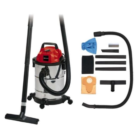 Construction vacuum cleaner Einhell TC-VC 1820 S, 1250 W, stainless steel 20 l, 1.5 m, d = 36 mm
