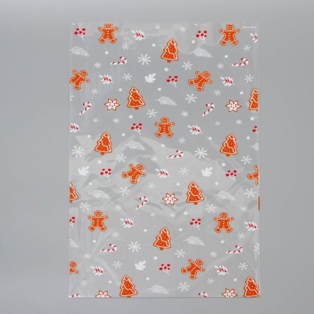 BOPP package "New Year's attributes", 25 x 40 cm, New Year-2